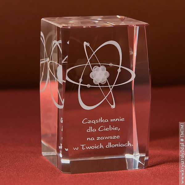Atom 3D ~ średnia statuetka - miniaturka