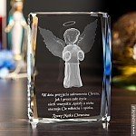 Aniołek Stróż 3D jako pamiątka chrztu dla dziecka