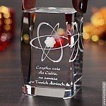 Atom 3D - prezent na walentynki z Twoją dedykacją