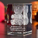 Pluszowy Miś 3D - uroczy prezent dla chopaka