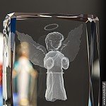 Aniołek Stróż 3D - pamiątka Chrztu Świętego