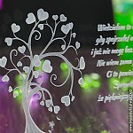 Drzewko Miłości 3D pomysł na prezent Kryształ 3D