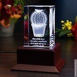 Kaktus kulka 3D - podświetlony oryginalny prezent