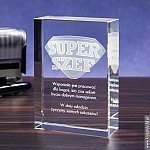 Odznaka Super Szef 3D - pomysł na prezent dla szefa