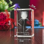 Róża 3D Elegancji - prezent dla żony