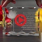 Róża 3D Kwiat Miłości na prezent dla kobiety