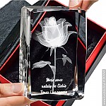 Róża 3D - prezent na walentynki dla żony