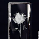Róża 3D - zbliżenie