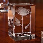 Róża Namiętności z grawerowanymi życzeniami na prezent na rocznicę ślubu