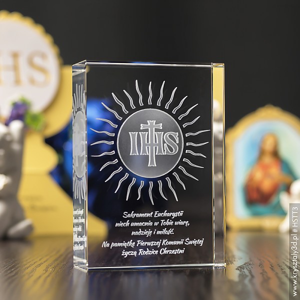 Pamiątka I Komunii Świętej  » Hostia « średnia statuetka - miniaturka