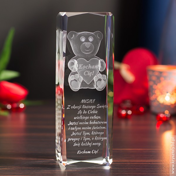 Pluszowy Miś 3D ~ wysoka statuetka - miniaturka