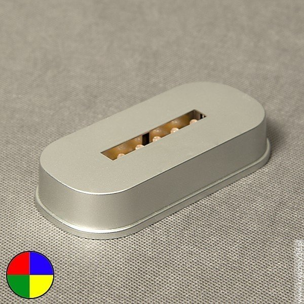 Podstawka 13x6 cm pod statuetkę, kolorowe diody - miniaturka