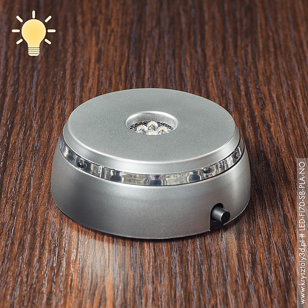Podstawka LED » Silver Dream « światło&nbspciepłe - miniaturka
