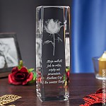 Dobry pomysł na prezent:Róża 3D » Kwiat Miłości « mega wysoka