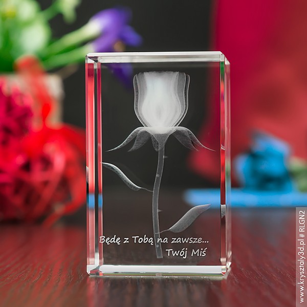 Róża 3D » Elegancji « średnia statuetka - miniaturka