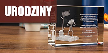 statuetki 3D na urodziny